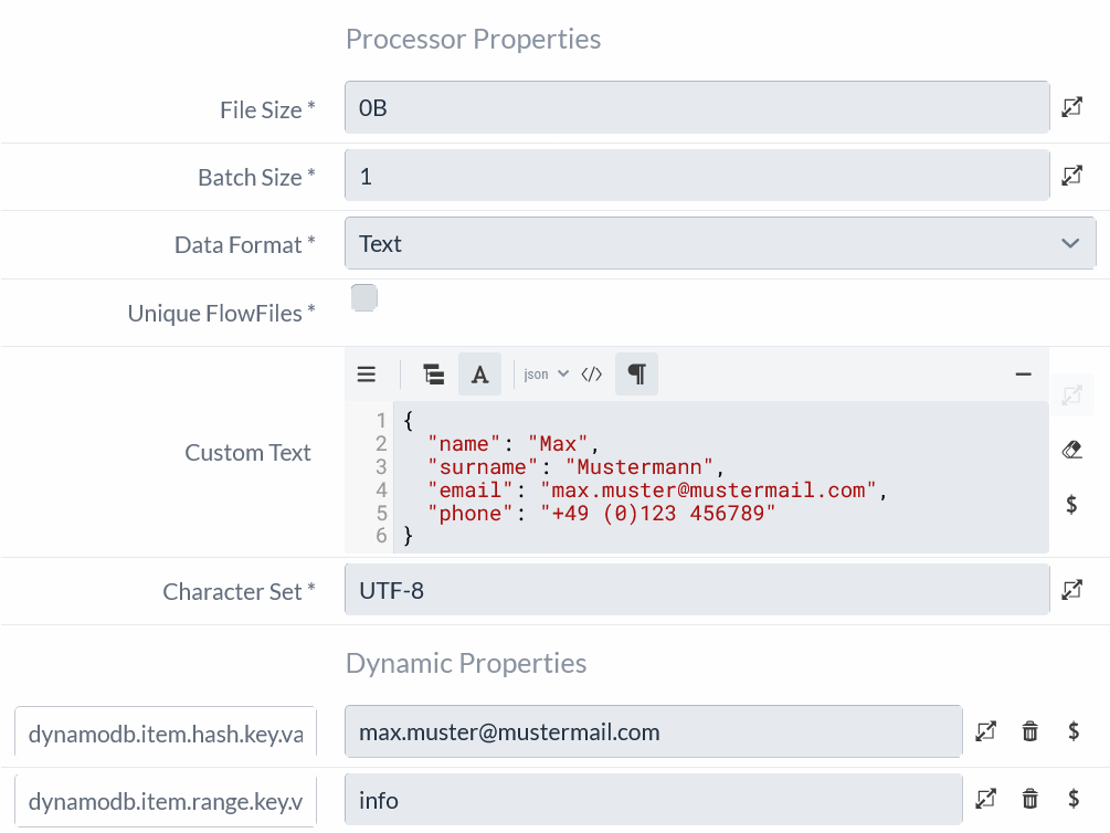 Generate Mockup Data